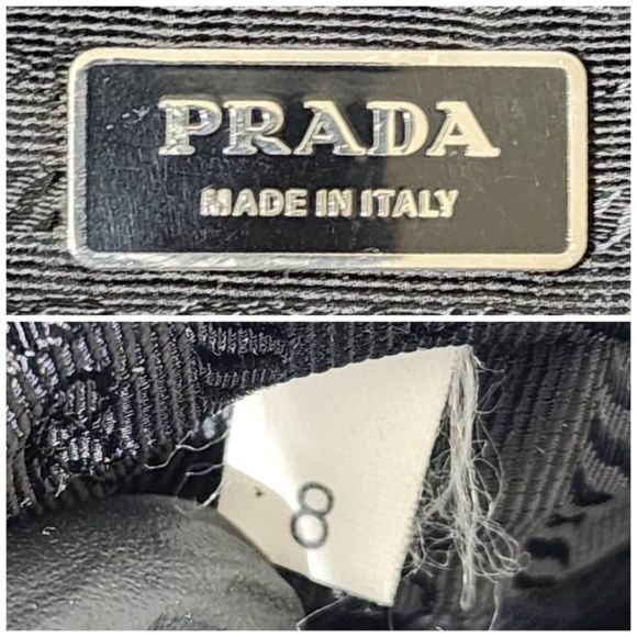 Authentic Prada Saffiano-Trimmed Tessuto Nylon Duffle Bag Black 60cm - Picture 5 of 15